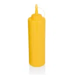 Quetschflasche Set, Ø 7 cm, 0,7 ltr., gelb, Set á 6 Stück, Polyethylen - 3731001 - 3731001