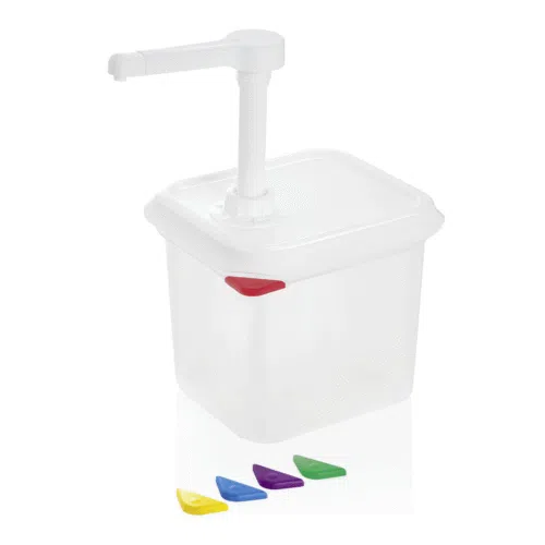 GN Saucenspender 1/6, 2,6 ltr., Höhe 150mm, Polypropylen - 3732260 - 3732260