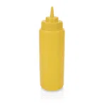 Quetschflasche Set, Ø 8 cm, 0,95 ltr., gelb, Set á 6 Stück, Polyethylen - 3736001 - 3736001