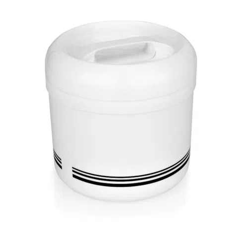 Eisbox, Ø 21 cm, Höhe 22 cm, 4 ltr., doppelwandig, weiß, Polypropylen - 3767400 - 3767400