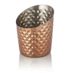 Snackholder, Ø 9 cm, gehämmert, PVD, Chromnickelstahl - 4011109 - 4011109
