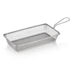 Servier- und Frittierkorb, 28 x 16 x 5 cm, Chromnickelstahl - 4020028 - 4020028