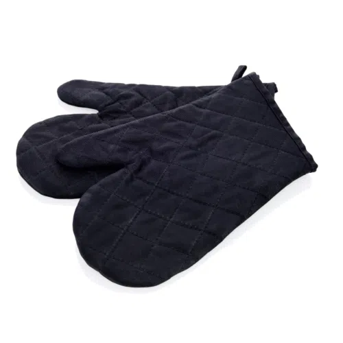 Hitzefausthandschuhe Paar, 32 cm, Baumwolle, Polyesterfaserstoff - 4230320 - 4230320