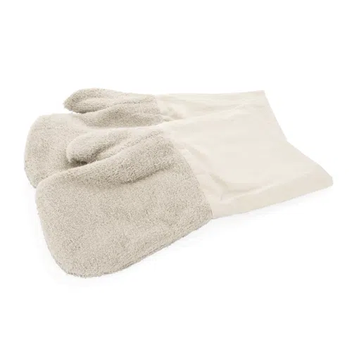 Hitzefausthandschuhe Paar, 40 cm, Baumwolle, Polyesterfaserstoff - 4231000 - 4231000
