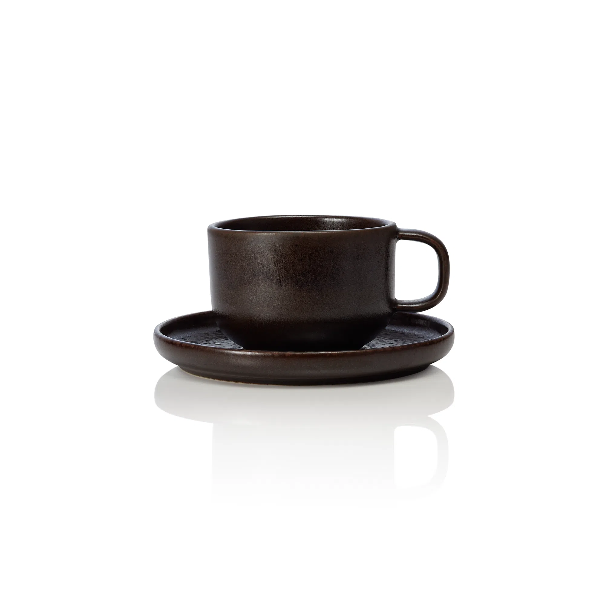 Ober- und Untertasse Set ROCKZZERO, 220 ml, metallic brown, Set á 6 Stück, Steinzeug - 452005027 - 452005027 Ober- und Untertasse Set ROCKZZERO, 220 ml, metallic brown, Set á 6 Stück, Steinzeug - 452005027 - 452005027