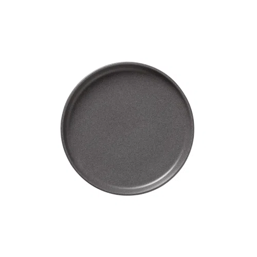 Teller Set ROCKZZERO, flach, Ø 22 cm, stone grey, Set á 6 Stück, Steinzeug - 452201022 - 452201022