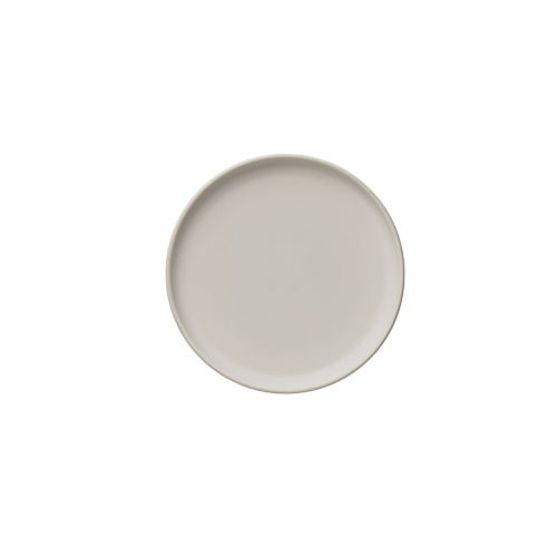 Teller Set ROCKZZERO, flach, Ø 17,5 cm, light rock, Set á 6 Stück, Steinzeug - 452401017 - 452401017