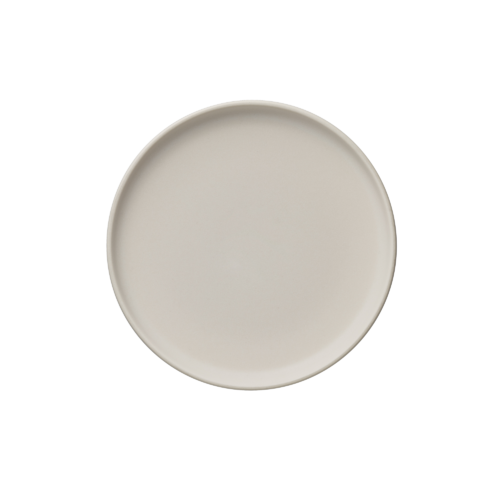 Teller Set ROCKZZERO, flach, Ø 22 cm, light rock, Set á 6 Stück, Steinzeug - 452401022 - 452401022