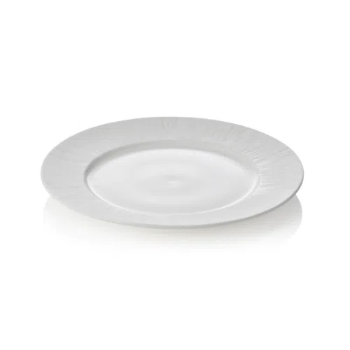Teller Set MAYA SHIRO, flach, Ø 22 cm, weiß, Set á 4 Stück, Porzellan - 4850022 - 4850022