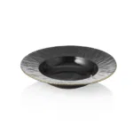 Suppenteller Set MAYA KURO, Ø 23,5 cm, schwarz, Set á 3 Stück, Porzellan - 4851223 - 4851223