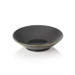 Schale Set MAYA KURO, tief, Ø 22,5 cm, 0,75 ltr, schwarz, Set á 3 Stück, Porzellan - 4851522 - 4851522