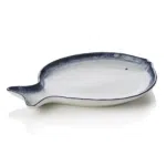 Fischteller Set, 35 x 26 x 3 cm, Set á 3 Stück, Porzellan - 4852035 - 4852035