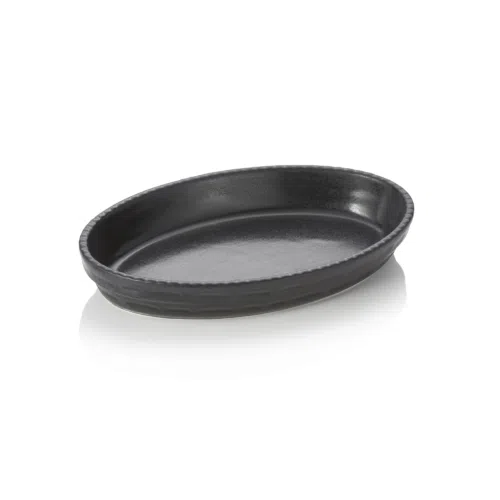 Backform, 32 x 20 x 5 cm, schwarz, Porzellan - 4890032 - 4890032