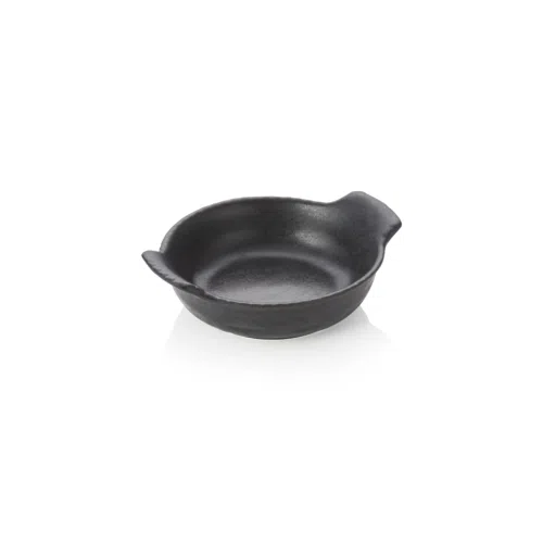 Backform, Ø 18 cm, schwarz, Porzellan - 4891018 - 4891018