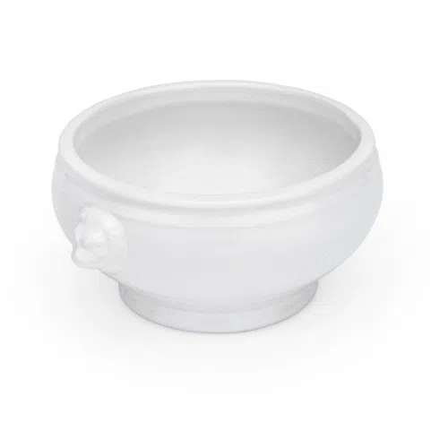 Löwenkopfsuppentasse Set, 450 ml, Ø 15,5 cm, Set á 6 Stück, Porzellan - 4916045 - 4916045