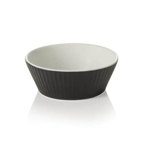 Ragout Fin Set, Ø 9 cm, 200 ml, schwarz, Set á 6 Stück, Porzellan - 4917091 - 4917091