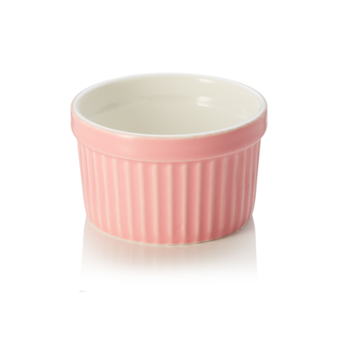 Ragout Fin Set, Ø 7 cm, 85 ml, rosa, Set á 6 Stück, Porzellan - 4918074 - 4918074