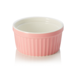 Ragout Fin Set, Ø 9 cm, 130 ml, rosa, Set á 6 Stück, Porzellan - 4918094 - 4918094