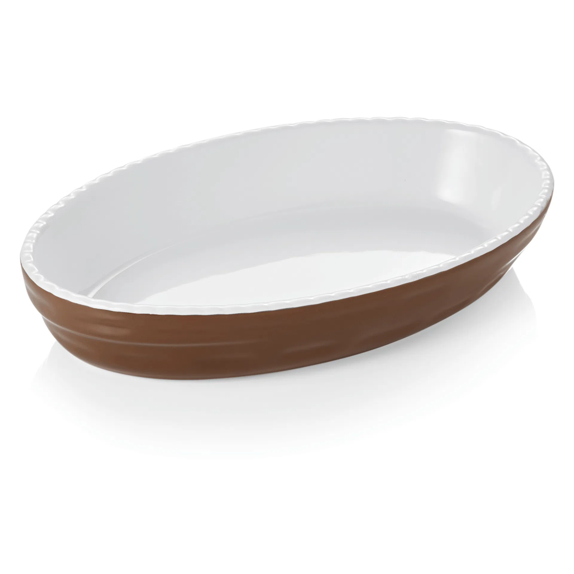 Backform, 24 x 14 x 4,5 cm, braun, Porzellan - 4950240 - 4950240 Backform, 24 x 14 x 4,5 cm, braun, Porzellan - 4950240 - 4950240