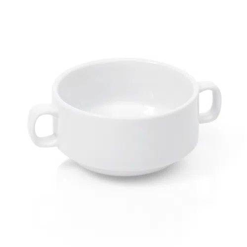 Suppentasse Set, mit Henkelgriffen, 260 ml, Set á 6 Stück, Porzellan - 4963026 - 4963026