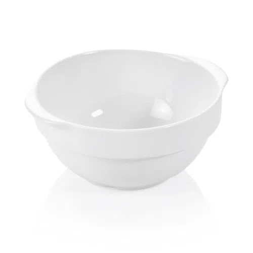 Schale Set, mit Lappengriffen, 0,4 ltr, Ø 12,5 cm, Set á 6 Stück, Porzellan - 4968125 - 4968125
