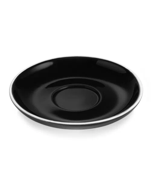 Doppiountertasse Set ITALIA BLACK, für 4998 018, Set á 6 Stück, Porzellan - 4998002 - 4998002