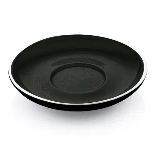 Cappuccinountertasse Set ITALIA BLACK, für 4998 020, Set á 6 Stück, Porzellan - 4998003 - 4998003
