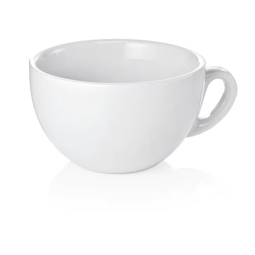 Cappuccino Obertasse Set ITALIA WHITE, 280 ml, Set á 6 Stück, Porzellan - 4999028 - 4999028
