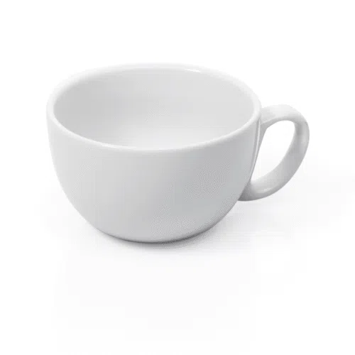 Caffè Latte Set ITALIA WHITE, 350 ml, Set á 6 Stück, Porzellan - 4999035 - 4999035