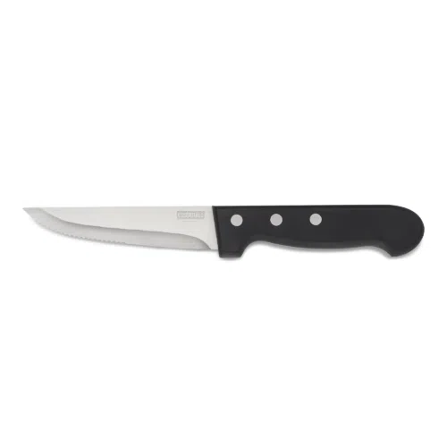 Steakmesser Set, mit ABS Kunststoffgriff, 25 cm, Set á 6 Stück, ABS Kunststoff, Chromstahl 13/0 - 6422023 - 6422023