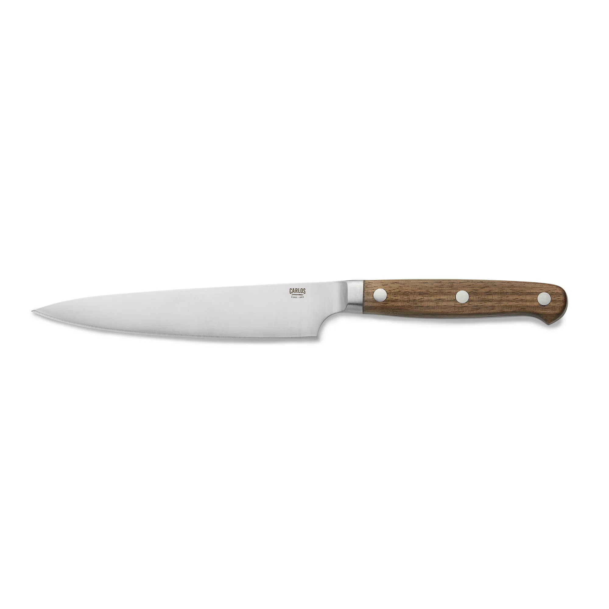 Steakmesser Set CARLOS, mit Wallnussholzgriff, 24 cm, Set á 6 Stück, Klingenstahl 420, Holz - 6425024 - 6425024 Steakmesser Set CARLOS, mit Wallnussholzgriff, 24 cm, Set á 6 Stück, Klingenstahl 420, Holz - 6425024 - 6425024