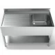 Spültisch Bodemschap 1 Links 1200 | Combisteel 7333.0800 - 7333.0800