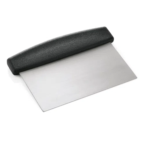 Teigschaber/Abstecher, 15 x 7,5 cm, ABS Kunststoff, Edelstahl - 7029150 - 7029150
