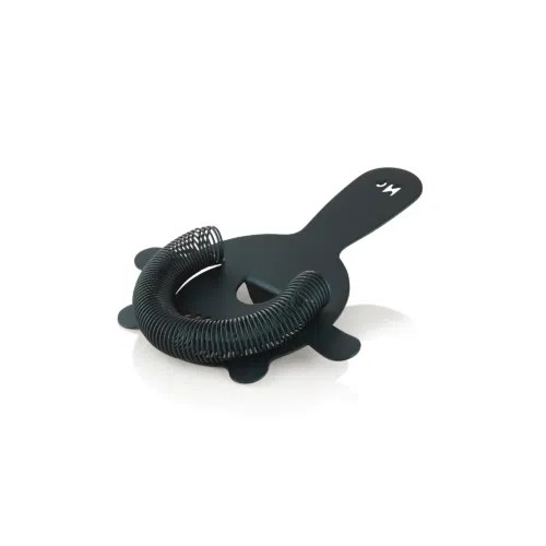 Barsieb NOCTURN mit Feder, 4 Zinken, Ø 8 cm, blau matt, Chromnickelstahl 18/8 - 8304200 - 8304200