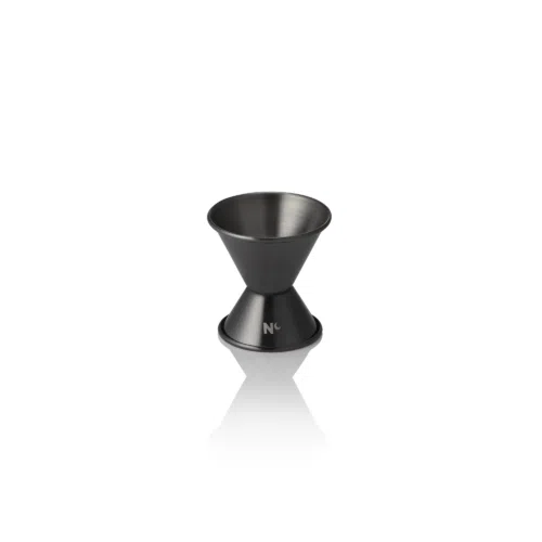 Jigger NOCTURN, 2/4 cl, Ø 4,5 cm, Höhe 6 cm, gun metal, Chromnickelstahl 18/8 - 8307000 - 8307000