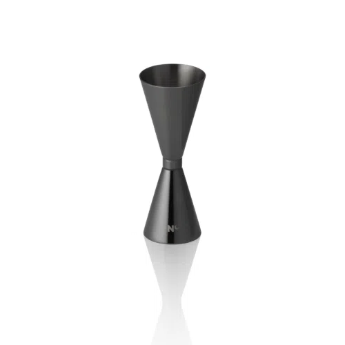 Slim Jigger NOCTURN, 3/4,5 cl, Ø 4,5 cm, Höhe 12 cm, gun metal, Chromnickelstahl 18/8 - 8308000 - 8308000