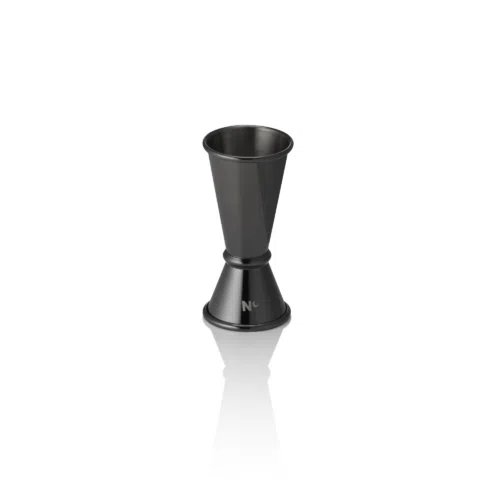 Jigger Japanese Style NOCTURN, 2/4 cl, Ø 4,5 cm, Höhe 9 cm, gun metal, Chromnickelstahl 18/8 - 8310000 - 8310000