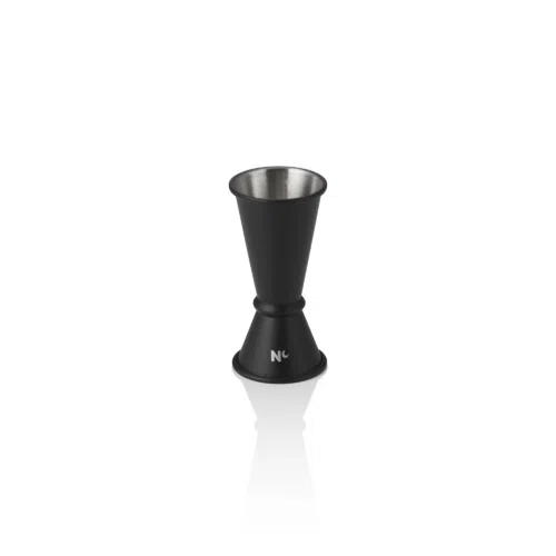Jigger Japanese Style NOCTURN, 2/4 cl, Ø 4,5 cm, Höhe 9 cm, schwarz matt, Chromnickelstahl 18/8 - 8310100 - 8310100