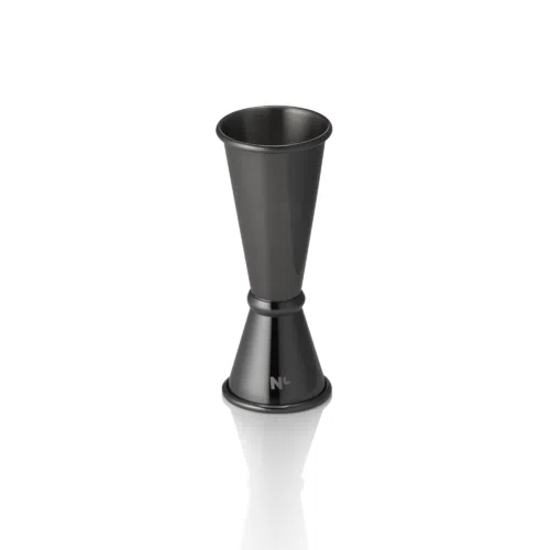 Jigger Japanese Style NOCTURN, 2,5/5 cl, Ø 4,5 cm, Höhe 11 cm, gun metal, Chromnickelstahl 18/8 - 8311000 - 8311000