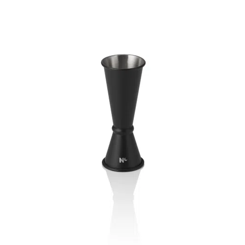Jigger Japanese Style NOCTURN, 2,5/5 cl, Ø 4,5 cm, Höhe 11 cm, schwarz matt, Chromnickelstahl 18/8 - 8311100 - 8311100