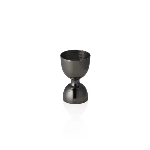 Jigger Rim Bell NOCTURN, Ø 5 cm, Höhe 8 cm, gun metal, Chromnickelstahl 18/8 - 8312000 - 8312000