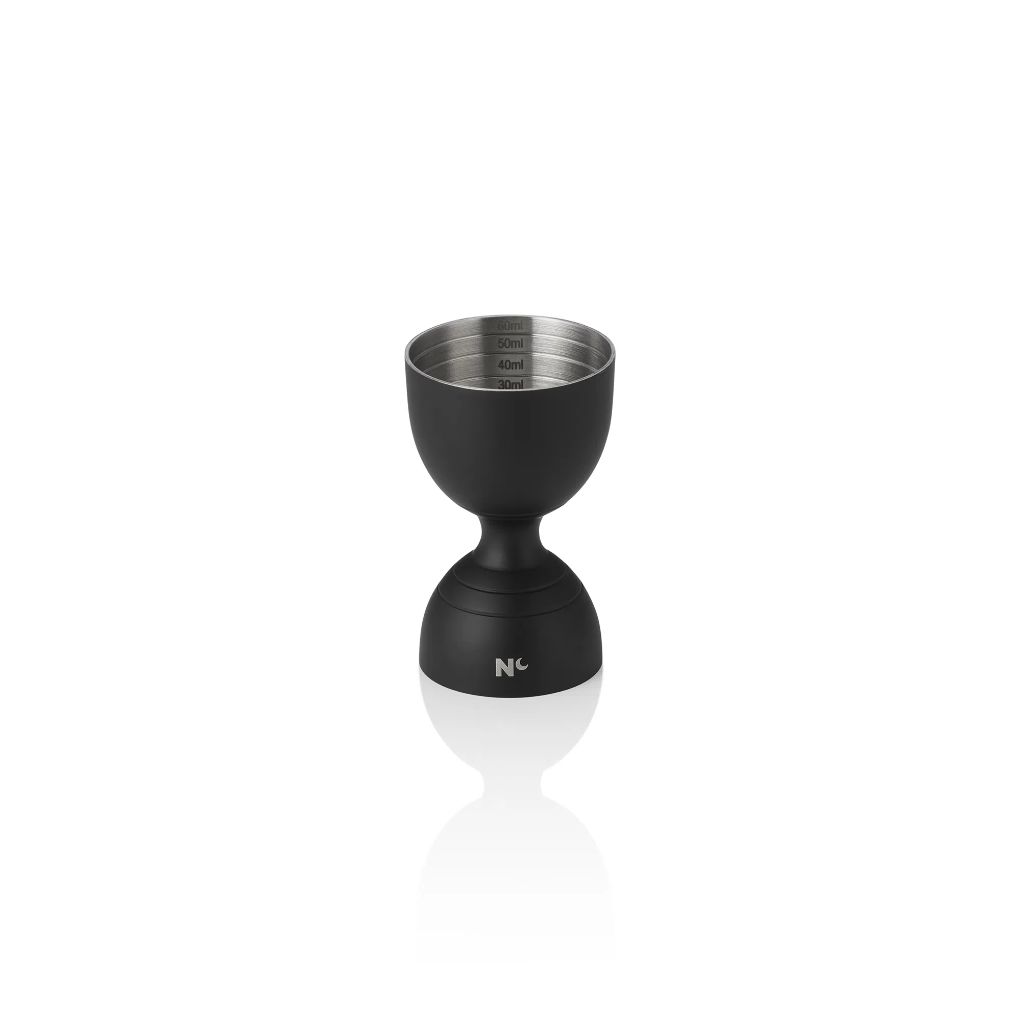 Jigger Rim Bell NOCTURN, Ø 5 cm, Höhe 8 cm, schwarz matt, Chromnickelstahl 18/8 - 8312100 - 8312100 Jigger Rim Bell NOCTURN, Ø 5 cm, Höhe 8 cm, schwarz matt, Chromnickelstahl 18/8 - 8312100 - 8312100