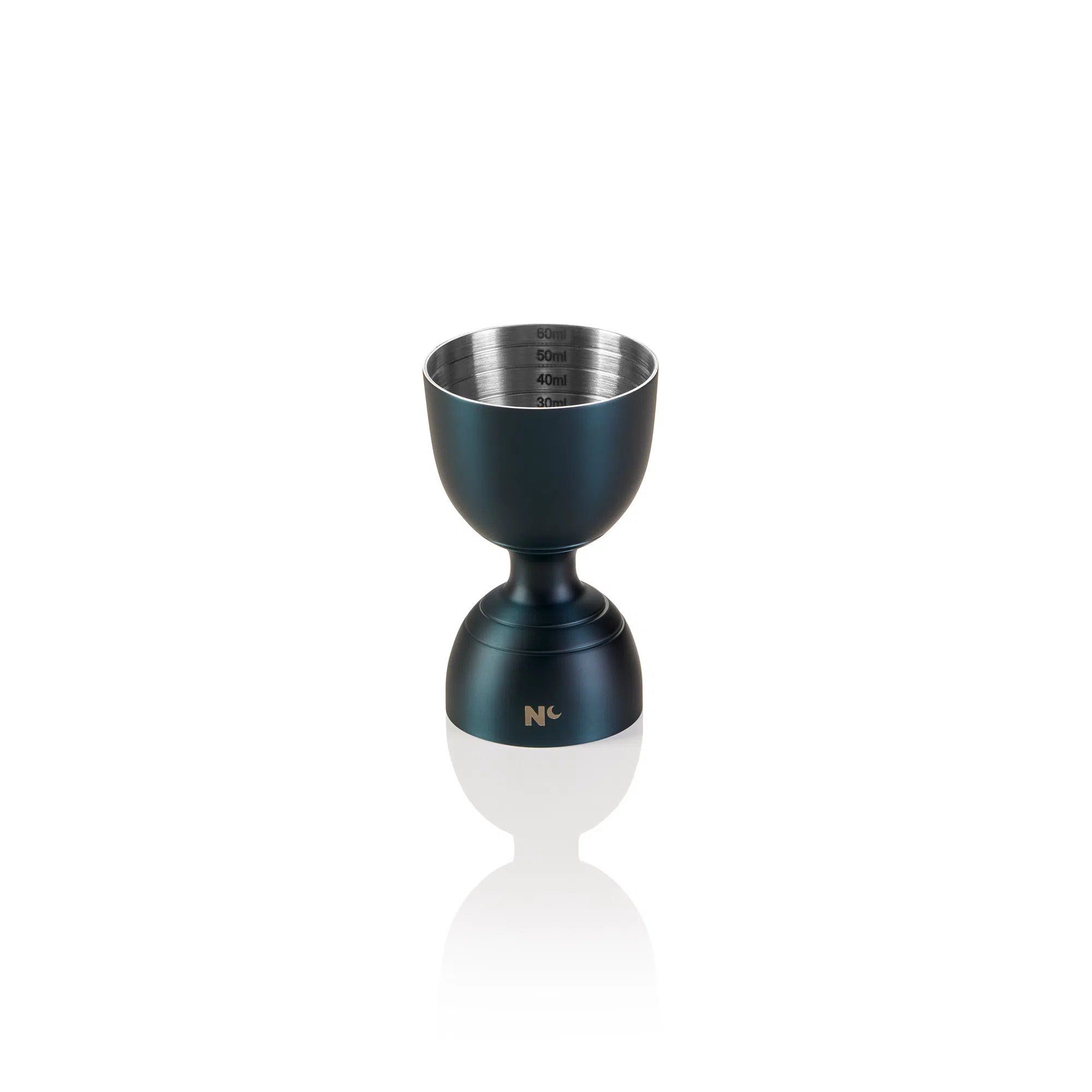 Jigger Rim Bell NOCTURN, Ø 5 cm, Höhe 8 cm, blau matt, Chromnickelstahl 18/8 - 8312200 - 8312200 Jigger Rim Bell NOCTURN, Ø 5 cm, Höhe 8 cm, blau matt, Chromnickelstahl 18/8 - 8312200 - 8312200