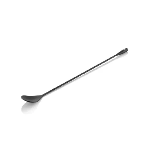 Barlöffel Twisted Classic NOCTURN, 30 cm, schwarz matt, Chromnickelstahl 18/8 - 8317139 - 8317139
