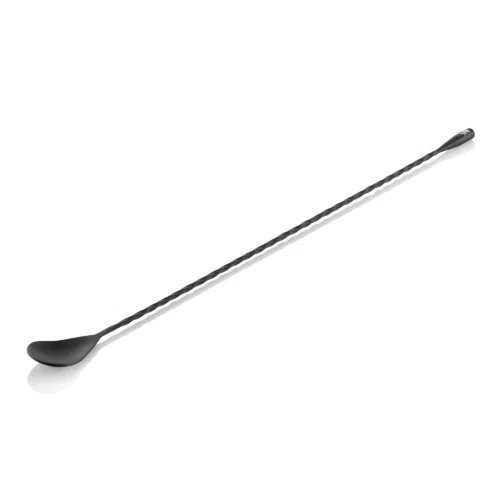 Barlöffel Twisted Classic NOCTURN, 40 cm, schwarz matt, Chromnickelstahl 18/8 - 8318140 - 8318140