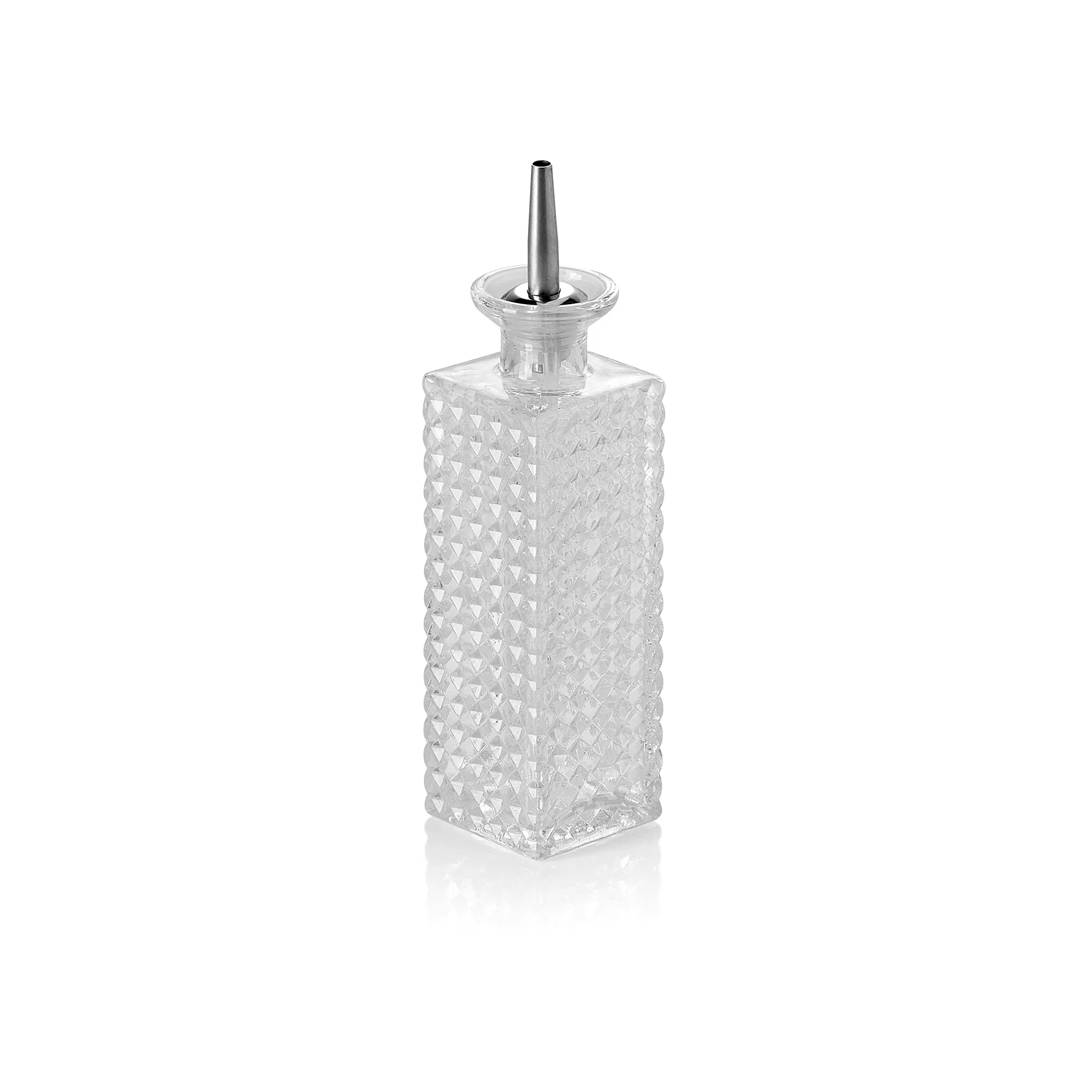 Bitterflasche NOCTURN, 0,23 ltr., 5,5 x 5,5 x 17 cm, Glas, Edelstahl - 8341023 - 8341023 Bitterflasche NOCTURN, 0,23 ltr., 5,5 x 5,5 x 17 cm, Glas, Edelstahl - 8341023 - 8341023