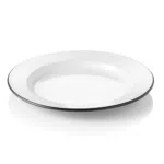 Teller GRACE, flach, Ø 26 cm, Emaille - 9130026 - 9130026