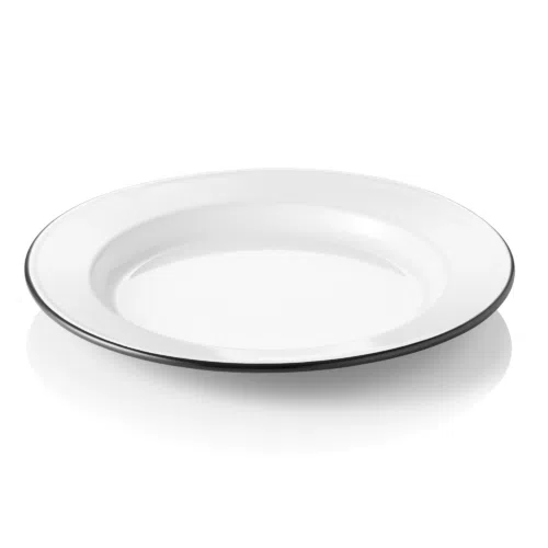 Teller GRACE, flach, Ø 26 cm, Emaille - 9130026 - 9130026
