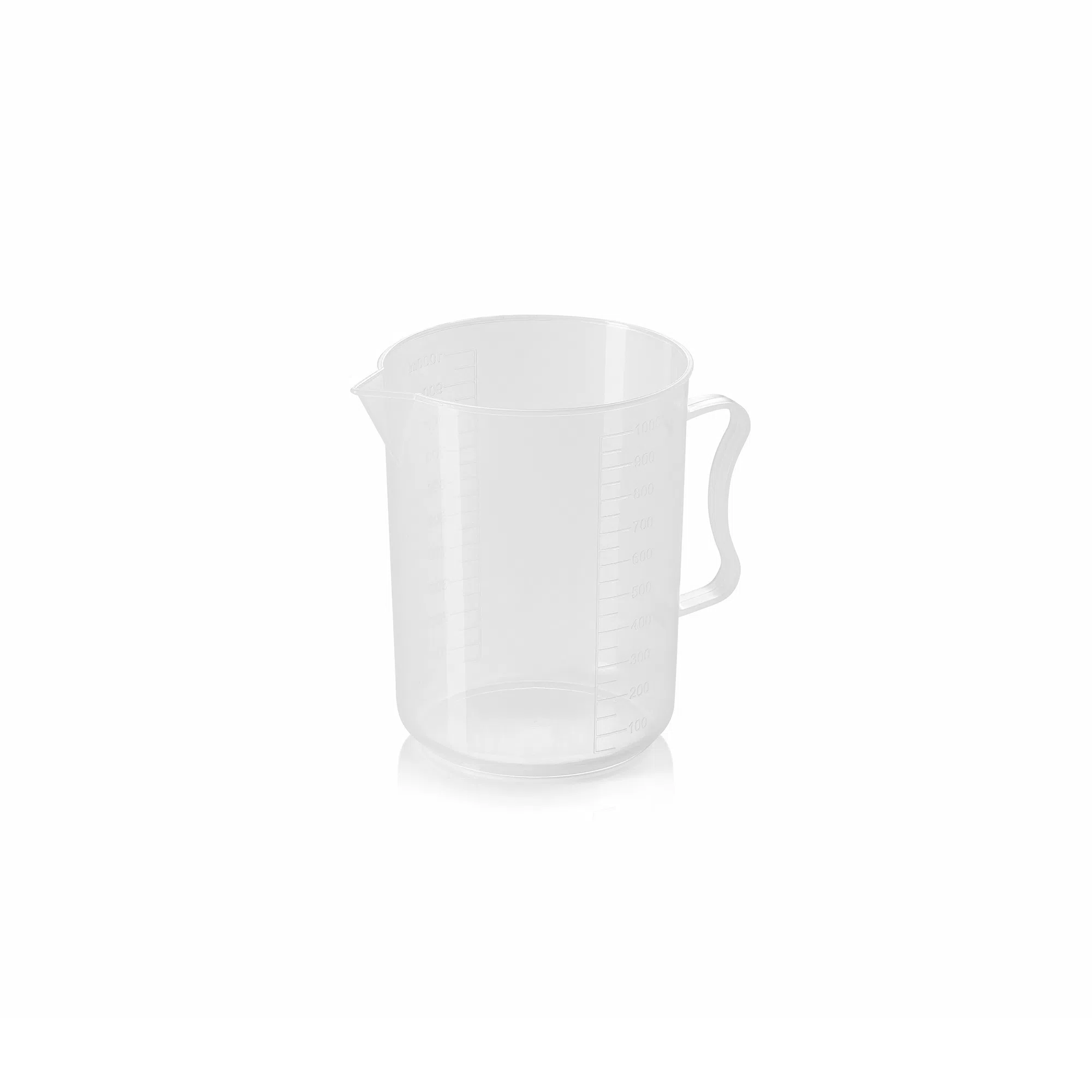 Messbecher, Ø 11 cm, 1 ltr., mit 50 ml Skalierung, Polypropylen - 9306101 - 9306101 Messbecher, Ø 11 cm, 1 ltr., mit 50 ml Skalierung, Polypropylen - 9306101 - 9306101