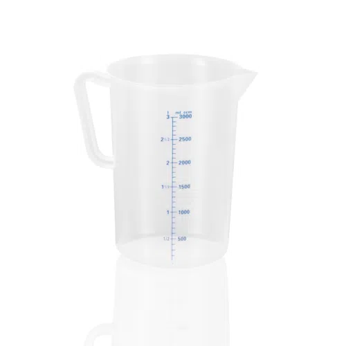 Messbecher, Ø 16,2 cm, 3 ltr., mit 100 ml Skalierung, Polypropylen - 9306300 - 9306300